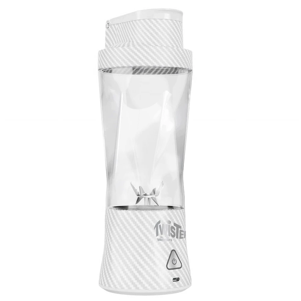 Plakiklis Webber Stiklinis asmeninis belaidis nešiojamas blenderis Twister 370 W 700 ml USB-C (05PB500BI)