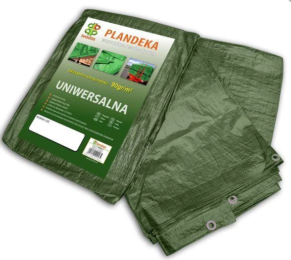 PLANDEKA WZMOCNIONA ŽALIA 90g 8 x 10m BRADAS