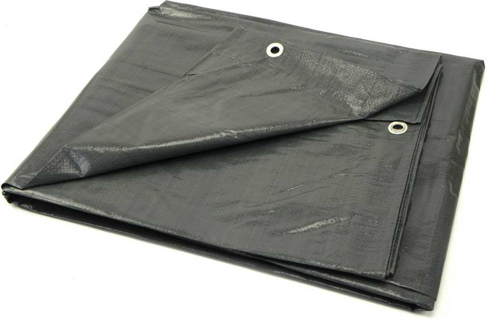 Plandeka Geko Plandeka 2x4m mega gruba/szara120G(15)