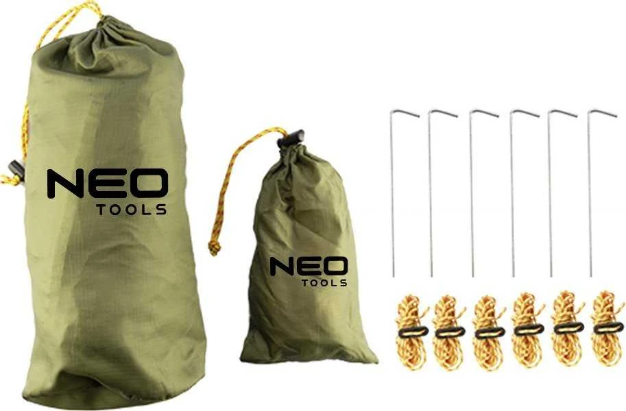 Neo Tools Tarp Vandeniui atsparus brezentas 360 x 290 cm 210T PU3000