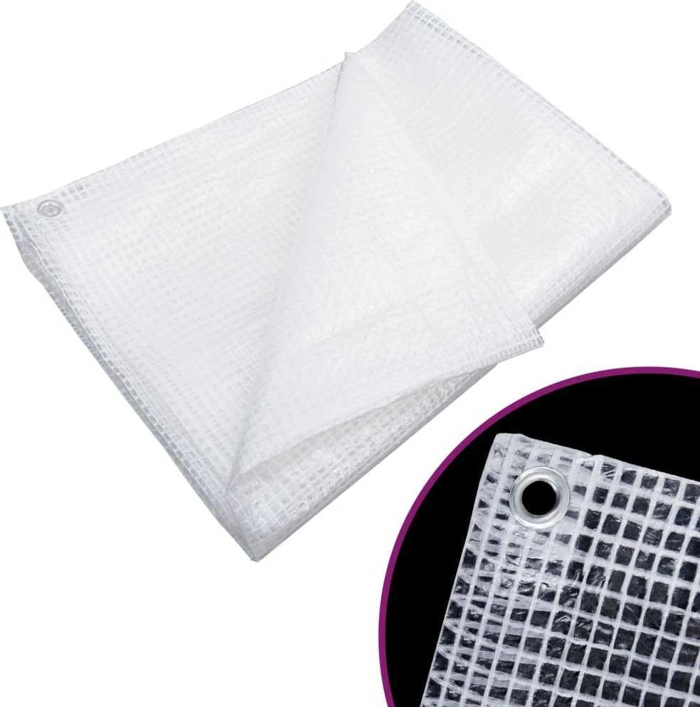 Leno tentas, baltos spalvos, 2x3m, 140g/m²