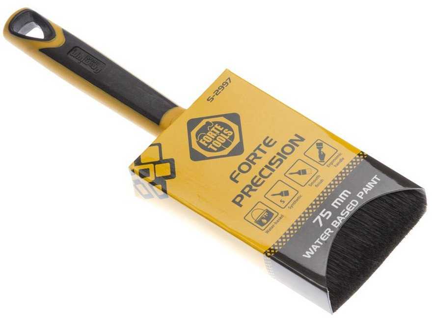 Forte Tools Forte Plokščias plastikinis šepetys su šeriais Forte įrankis