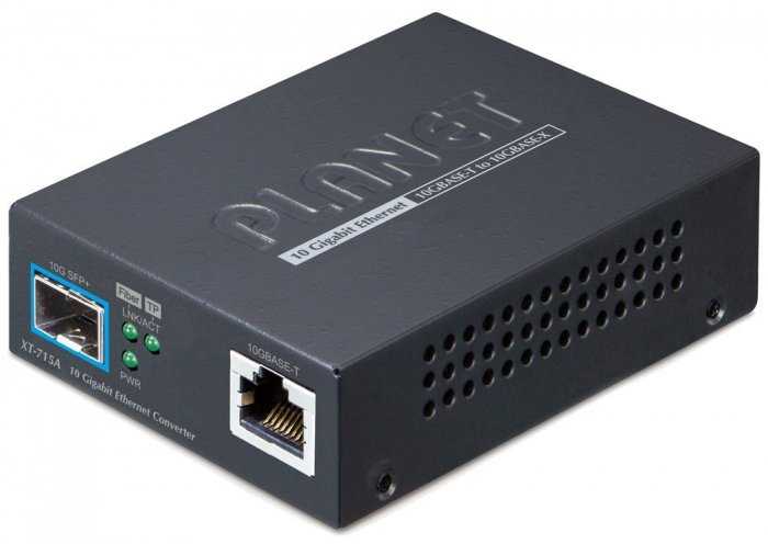 Šviesolaidinis keitiklis Planet Planet 10G GE į 10G SFP+ Media Converter XT-715A