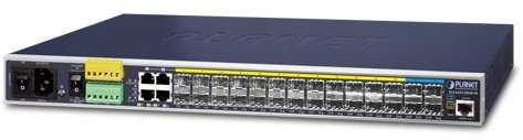 Šakotuvas Switch Planet IP30 19'' Rack Moun Ind. L3 Man