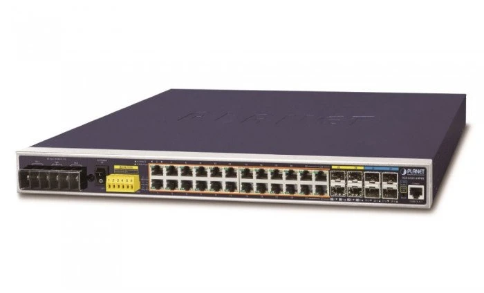 Šakotuvas Switch Planet IGS-6325-24P4X (IP30 19'' Rack Mountable Ind L3)