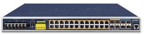 Šakotuvas Switch Planet IGS-6325-24P4X (IP30 19'' Rack Mountable Ind L3)