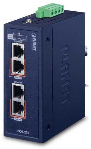 Šakotuvas Switch Planet IP30 Industrial 2-Port IPOE-270 (IPOE-270)