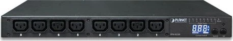 Šakotuvas Planet PLANET IPM-8220 serverio maitinimo šaltinis PDU maitinimo skirstytuvas 8 x 1U tinklo lizdas Juoda
