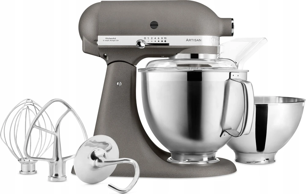 KitchenAid ARTISAN 5KSM185PS Stand mixer 300 W Sidabrinis