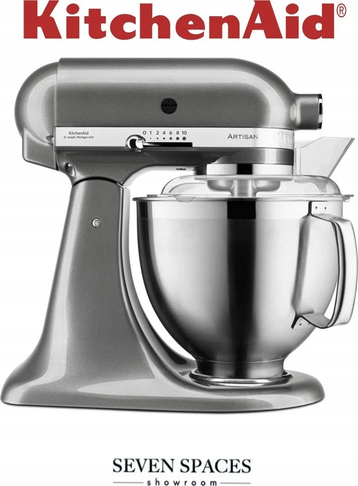 Virtuvinis kombainas KitchenAid ARTISAN 5KSM185PS Stand mixer 300 W Sidabrinis