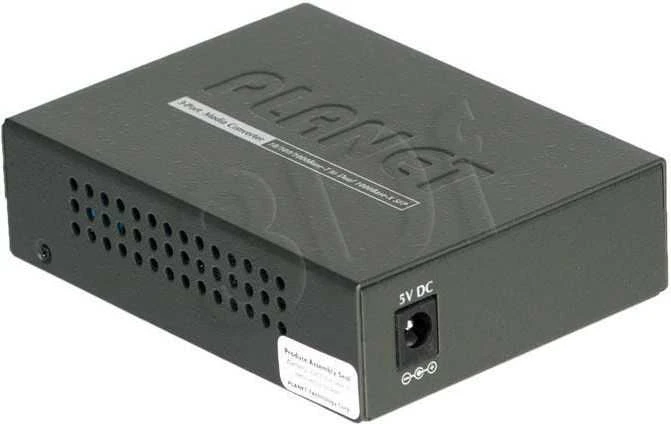 PLANET GT-1205A tinklo medijos keitiklis 1000 Mbit/ai Juoda