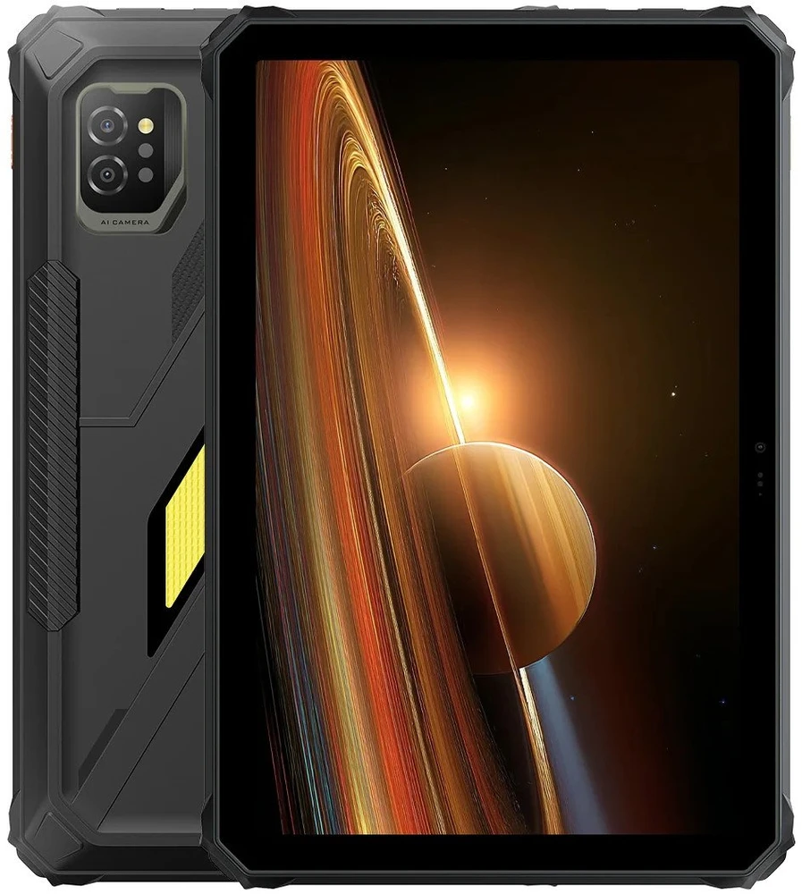 Planšetė Blackview „Active 7 Rugged Tab LTE“ 8 GB / 128 GB 11 colių FHD 1920 x 1200 60 Hz „Corning Glass 3 Helio G81“ aštuonių branduolių procesorius 2,0 GHz 13 MP priekinė / 16 MP + 20 MP naktinio matymo kamera baterija 10000 mAh 45 W greitas įkrovimas USB Type-C „Android“ 15 Kompiuterio režimas IP68 / IP69K MIL-STD-810H Juodas