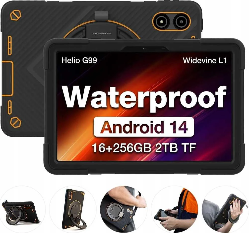 Agm Mobile Planšetė AGM by Bea-fon P2 Active Rugged IP68/IP69K/MIL-STD-810H