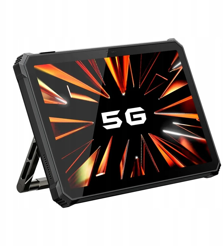 Planšetė Blackview „Active 12 Pro Rugged Tab 5G“ 12 GB / 256 11 colių FHD 1920x1200 IPS 90 Hz LCD „Corning Glass 3“ + PROJEKTORIUS 120 colių MT7300 Aštuonių branduolių 2,5 GHz 50 MP Priekinė / 108 MP Galinė kamera Naktinio matymo funkcija 30000 mAh 120 W įkrovimas „Android 15“ NFC MIL-STD-810H Juodas