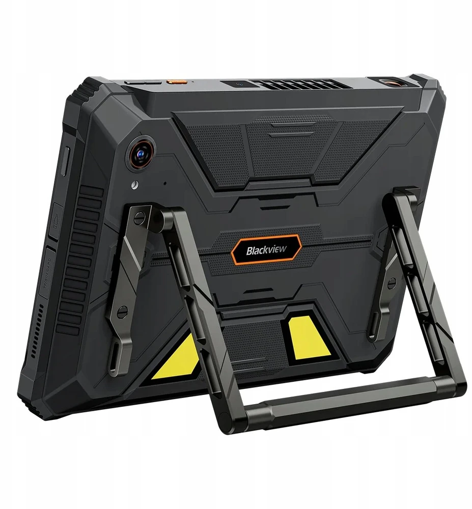 Planšetė Blackview „Active 12 Pro Rugged Tab 5G“ 12 GB / 256 11 colių FHD 1920x1200 IPS 90 Hz LCD „Corning Glass 3“ + PROJEKTORIUS 120 colių MT7300 Aštuonių branduolių 2,5 GHz 50 MP Priekinė / 108 MP Galinė kamera Naktinio matymo funkcija 30000 mAh 120 W įkrovimas „Android 15“ NFC MIL-STD-810H Juodas