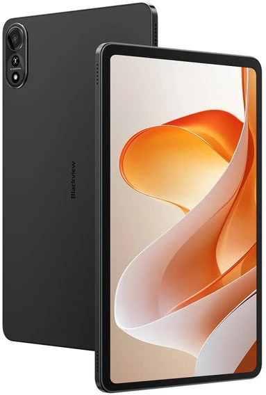 „Blackview MEGA 2 SET LTE“ 12 colių FHD+IPS 1200x2000 60Hz 12GB+256GB Unisoc T615 aštuonių branduolių 1,6 GHz kamera Priekinė 8MP Galinė 16MP 9000mAh+Įkrovimas 18W Greitas / Kabelis Plėvelė Dėklas Rašiklis Pelė Klaviatūra EN Netflix HD Android 15 Celestial Pilkas