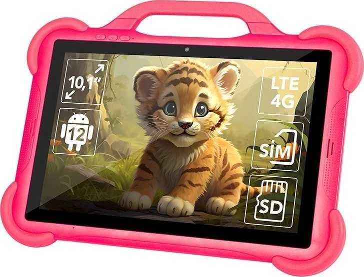 Planšetė Blow KidsTAB8 4G planšetinis kompiuteris 4/64GB rožinis dėklas