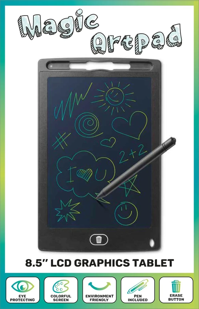 Planšetė Cellular Line LCD Magic Artpad 8.5'' Juodas