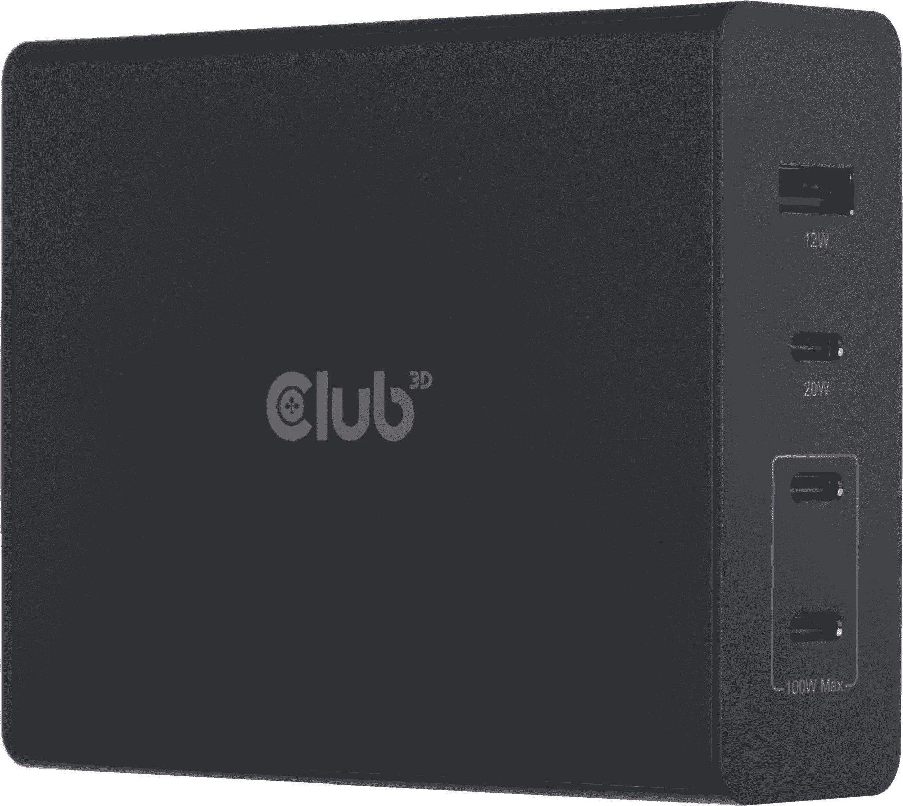 Club 3D 1x USB-A įkroviklis 3x USB-C (CAC-1906)