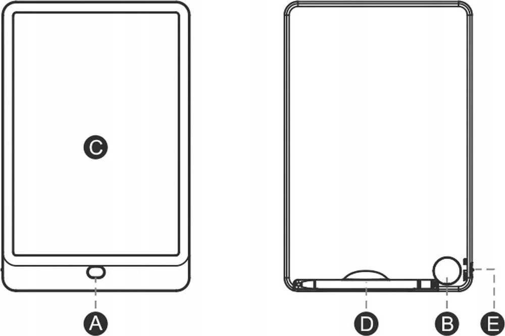 Planšetė do rysowania Denver LWT-10510 10,5 LCD rožinis