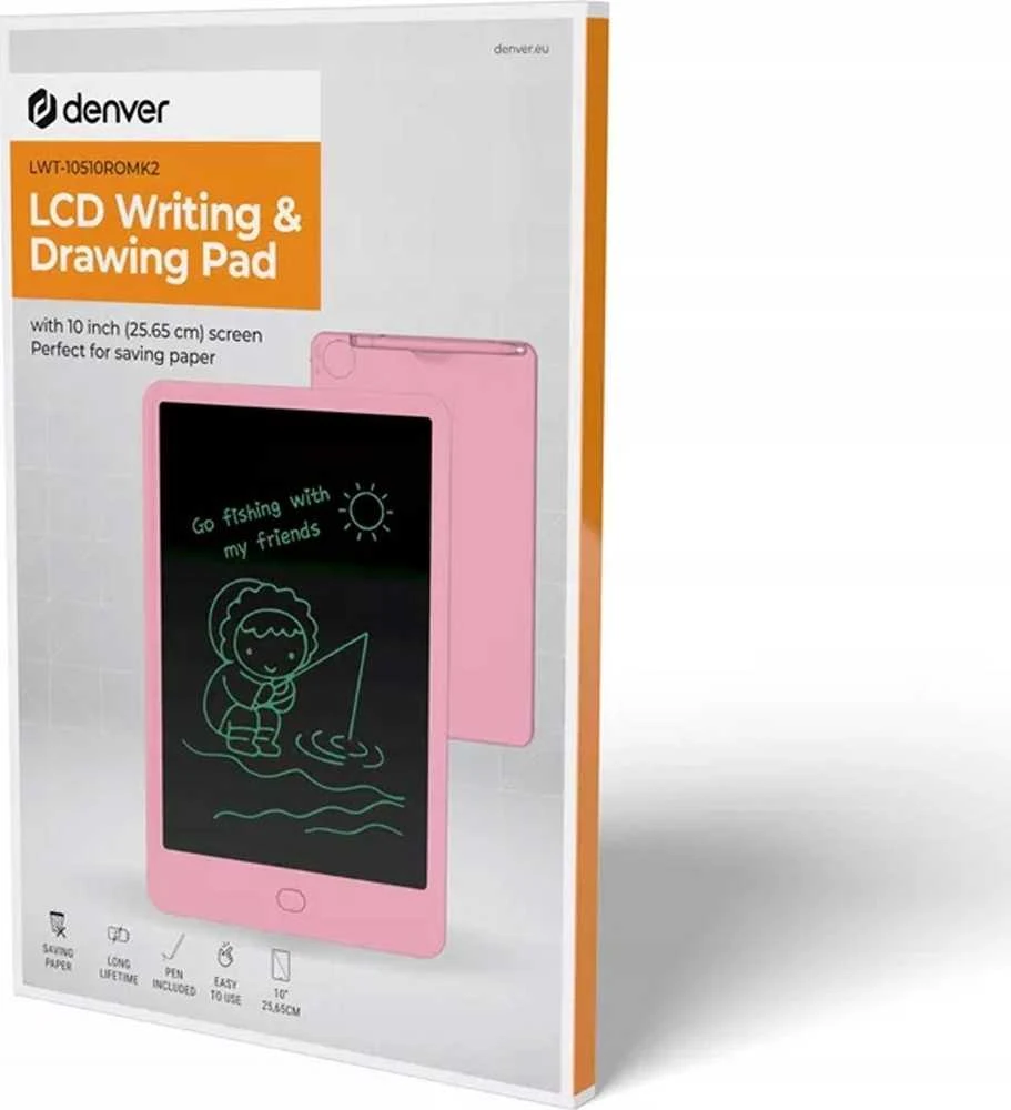 Planšetė do rysowania Denver LWT-10510 10,5 LCD rožinis