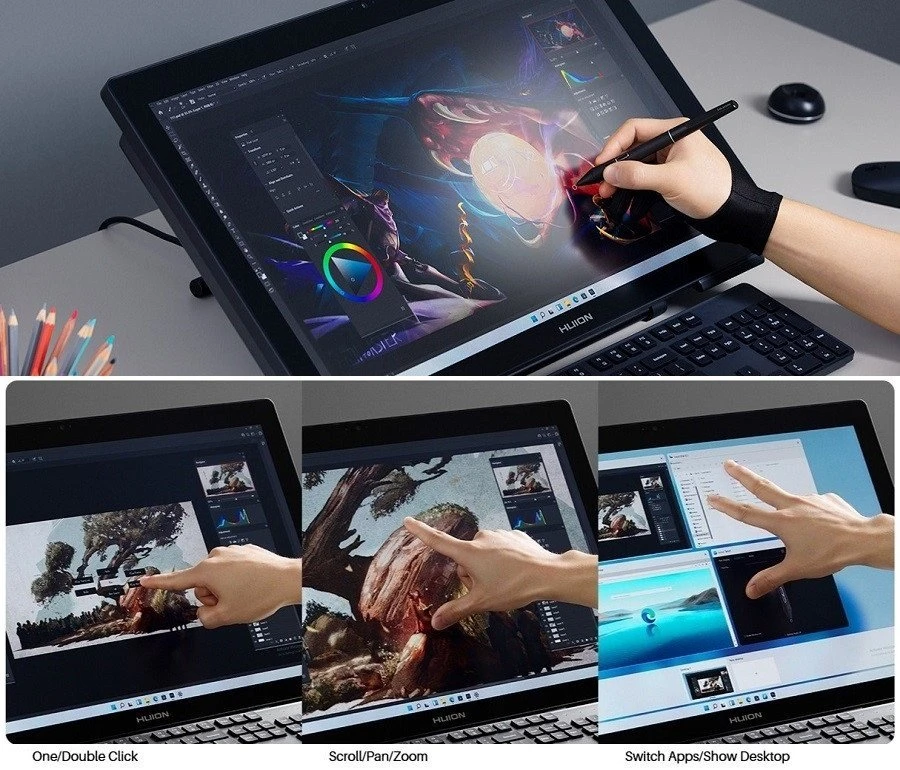Grafinis kompiuteris HUION Kamvas Studio 24