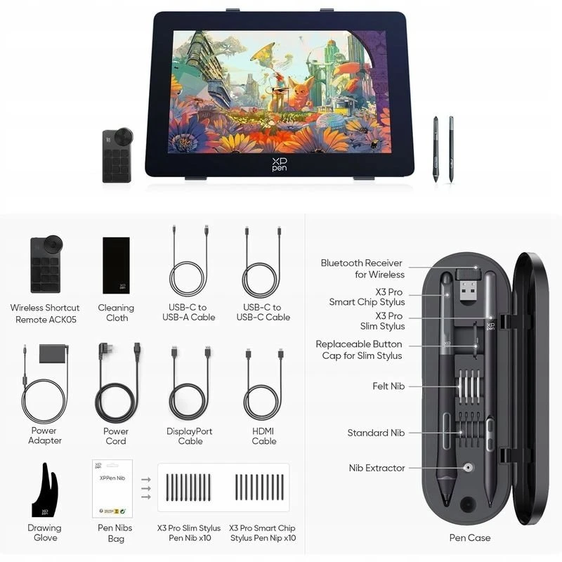 Planšetė graficzny XP-Pen XPPEN Artist Pro 24 (Gen2) 4K (MD240UH-EU)