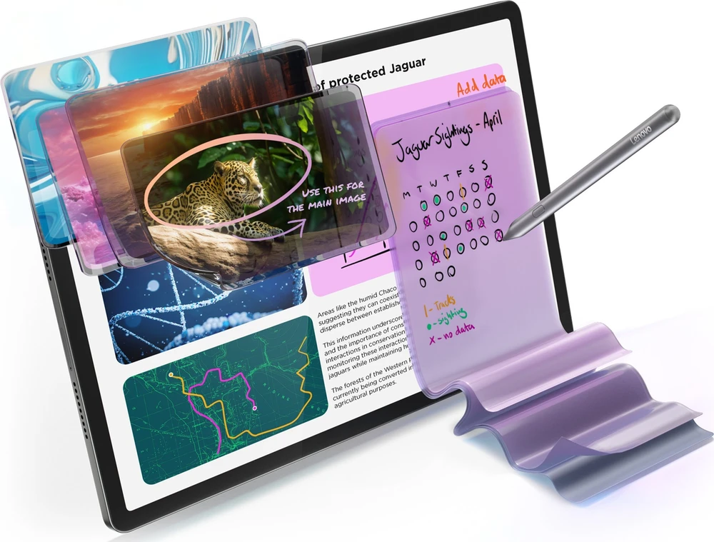 Planšetinis kompiuteris Lenovo Idea Tab Pro 12.7 (TB373FU), 8 GB + 256 GB, Pilkas