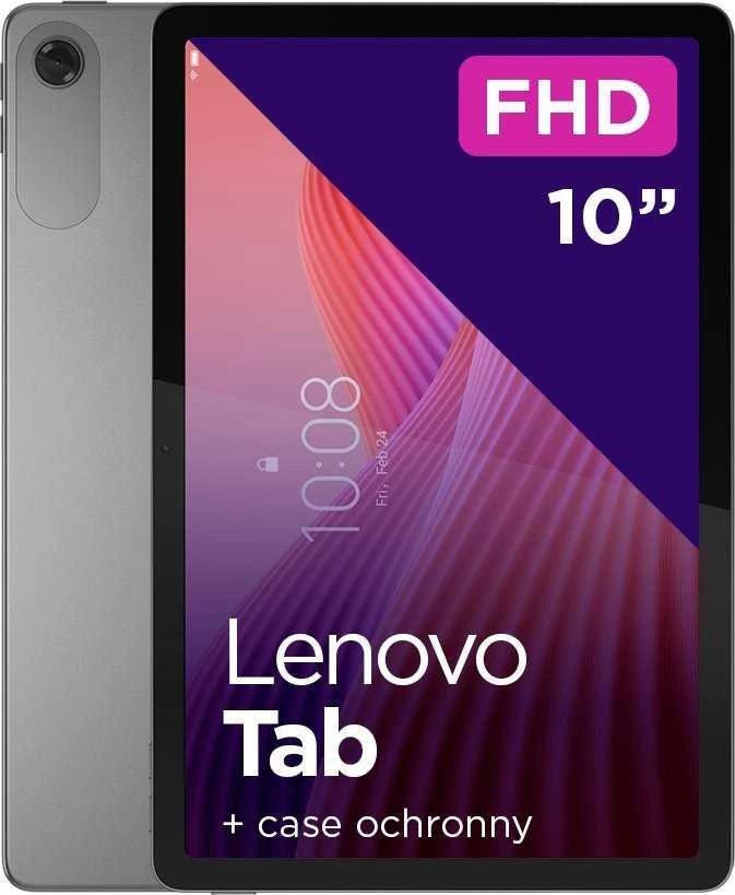 Planšetė Lenovo Tab Mediatek Helio G85 64 GB 25.6 cm (10.1") 4 GB LTE Wi-Fi 5 (802.11ac) Android 14 Pilkas