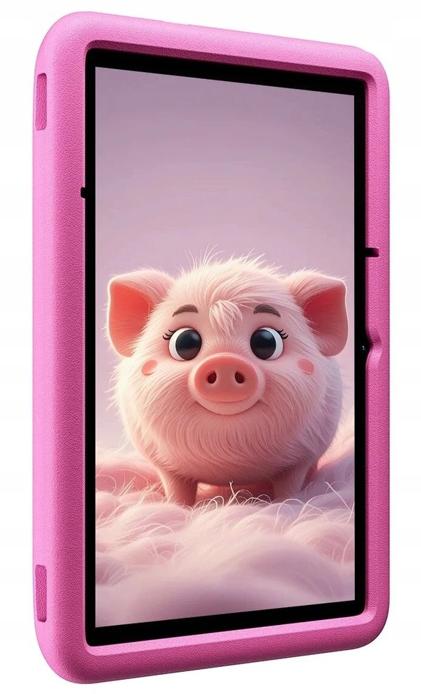 Planšetė Blackview Tab A6 Kids WiFi 10.1-inch HD+ IPS 800x1280 A523 Octa-core 1.8GHz 4GB/128GB 5100mAh NO Charger 5MP Front/8MP Rear camera Android 15 Rose Rožinė