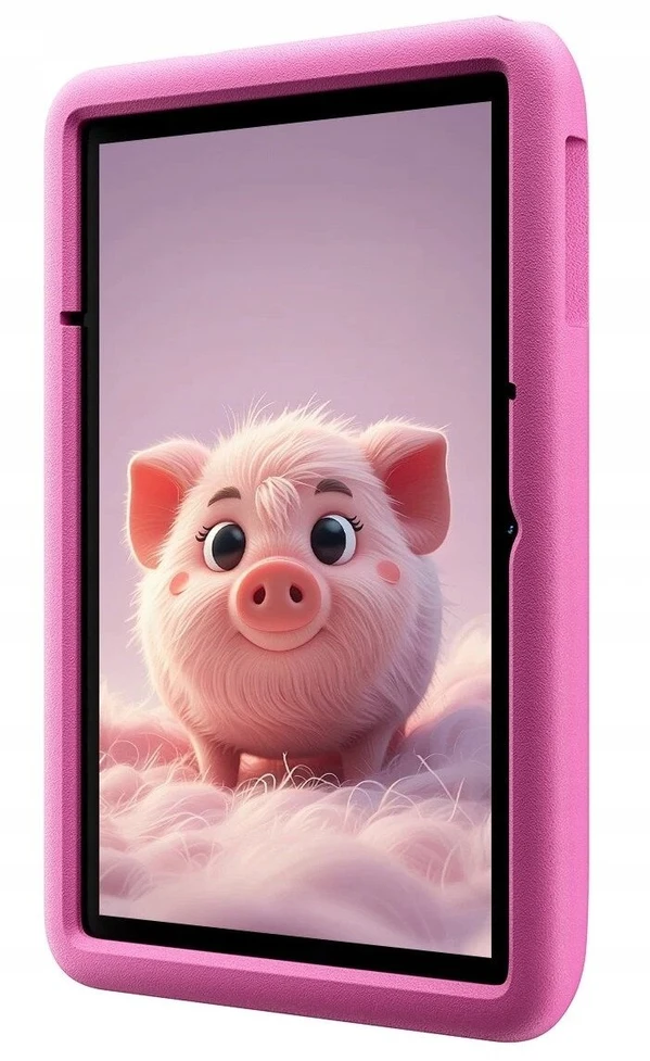 Planšetė Blackview Tab A6 Kids WiFi 10.1-inch HD+ IPS 800x1280 A523 Octa-core 1.8GHz 4GB/128GB 5100mAh NO Charger 5MP Front/8MP Rear camera Android 15 Rose Rožinė