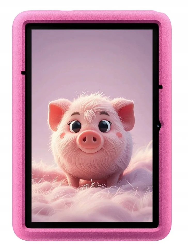 Planšetė Blackview Tab A6 Kids WiFi 10.1-inch HD+ IPS 800x1280 A523 Octa-core 1.8GHz 4GB/128GB 5100mAh NO Charger 5MP Front/8MP Rear camera Android 15 Rose Rožinė