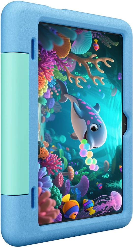 Planšetė Blackview Tab 20 Kids Wi-Fi 10.1 colio 800x1280 HD 60Hz Unisoc Tiger T310 2Hz 4GB + 64GB 6600mAh kamera 5MP/8MP Wi-Fi 5 Android 15 Bubble Mėlyna