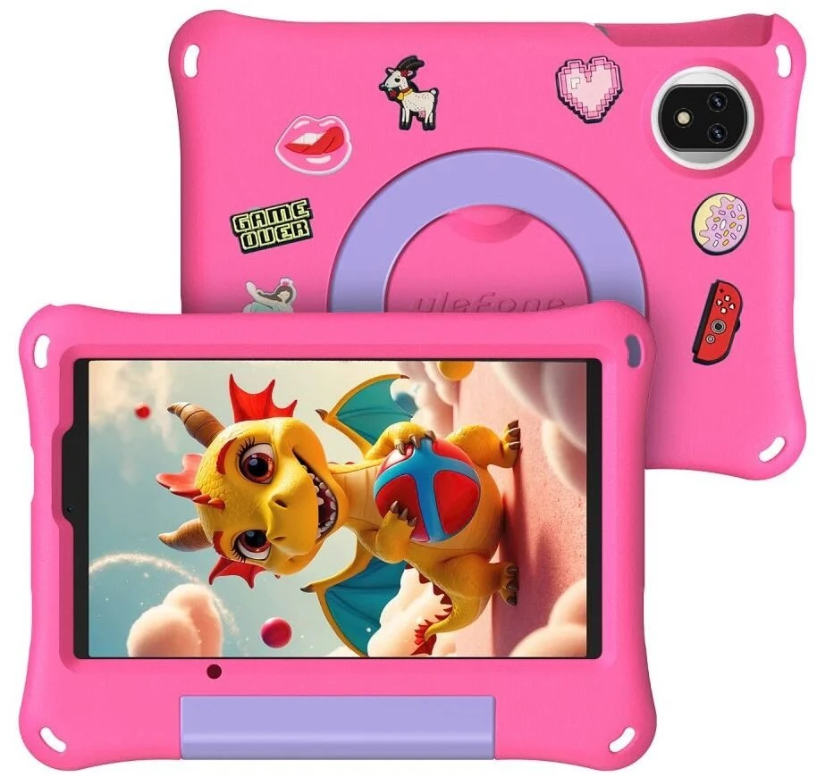 Planšetė Ulefone Tab A9 Pro Kids 4GB/128GB LTE (Rožinė)