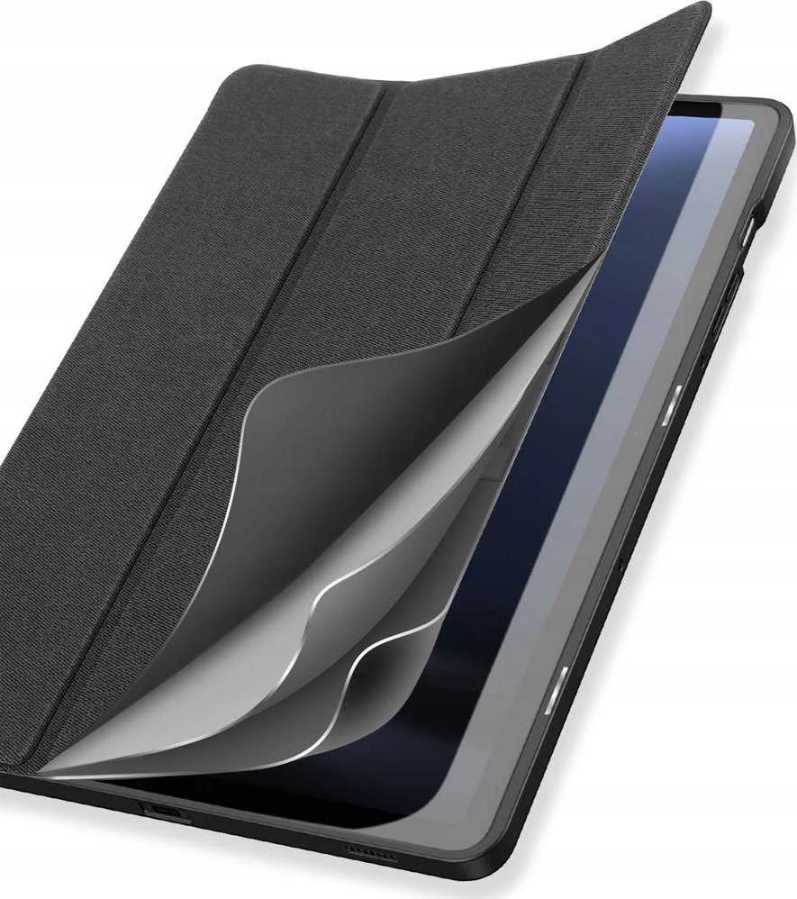 Dėklas Dux Ducis Domo Samsung X400/X406 Tab S10 Lite/X520/X526 Tab S10 FE/X510/X516 Tab S9 FE juodas