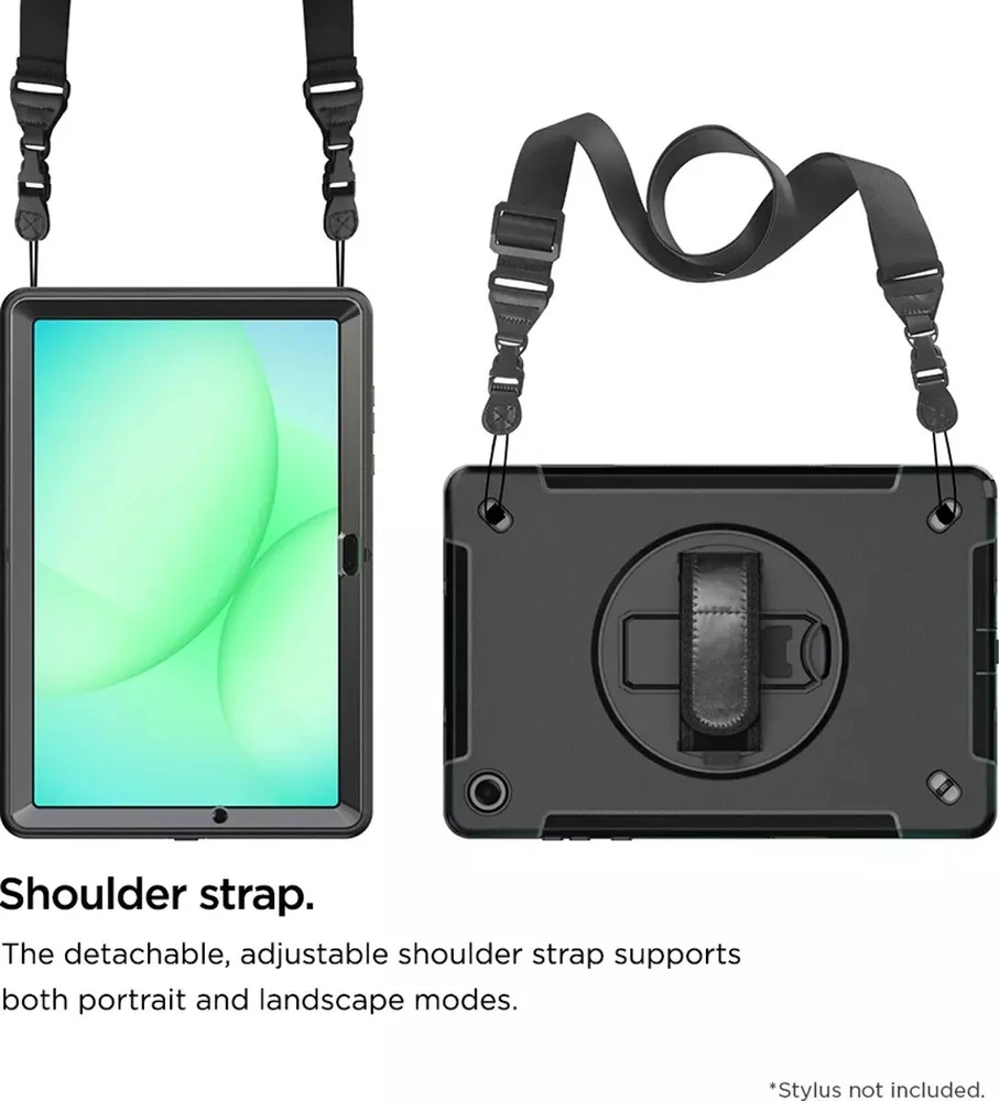 Planšetinio kompiuterio dėklas Eiger Peak 500m dėklas Samsung Tab A11+ juodas