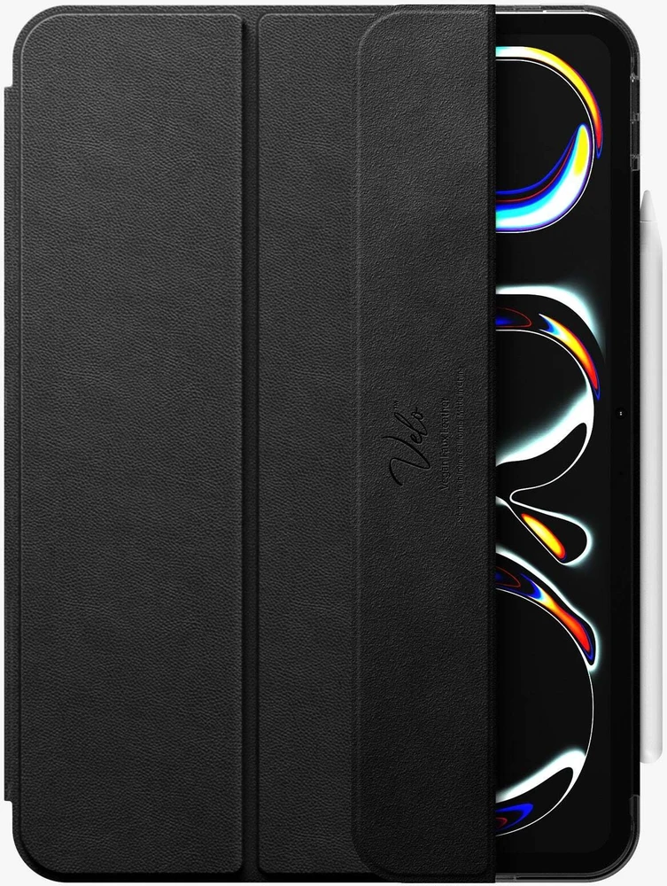 Spigen Liquid Air dėklas skirtas Apple iPad Pro 11” 5 / 6 2024-2025 juodos spalvos