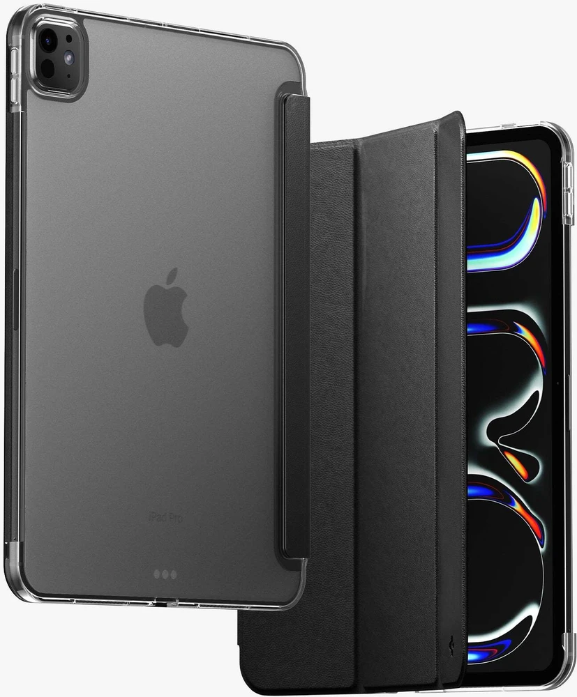 Spigen Liquid Air dėklas skirtas Apple iPad Pro 11” 5 / 6 2024-2025 juodos spalvos
