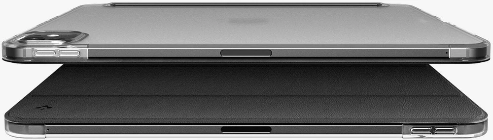Spigen Liquid Air dėklas skirtas Apple iPad Pro 11” 5 / 6 2024-2025 juodos spalvos