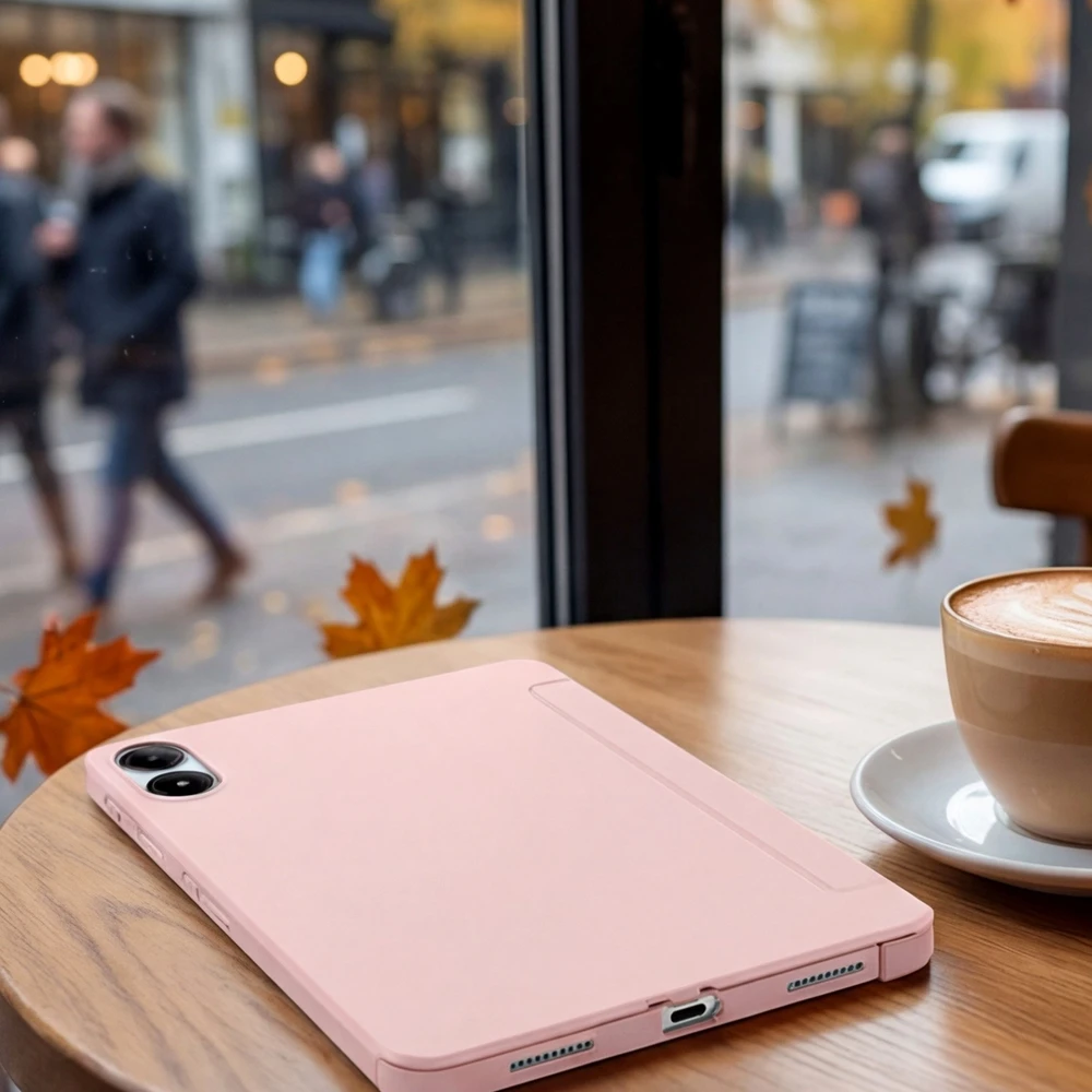 Planšetinio kompiuterio dėklas Strado-Tech skirtas Xiaomi Redmi Pad 2 11 2025 su dangteliu - apsauginis su stovu (case obudowa pokrowiec redmi pad 2)