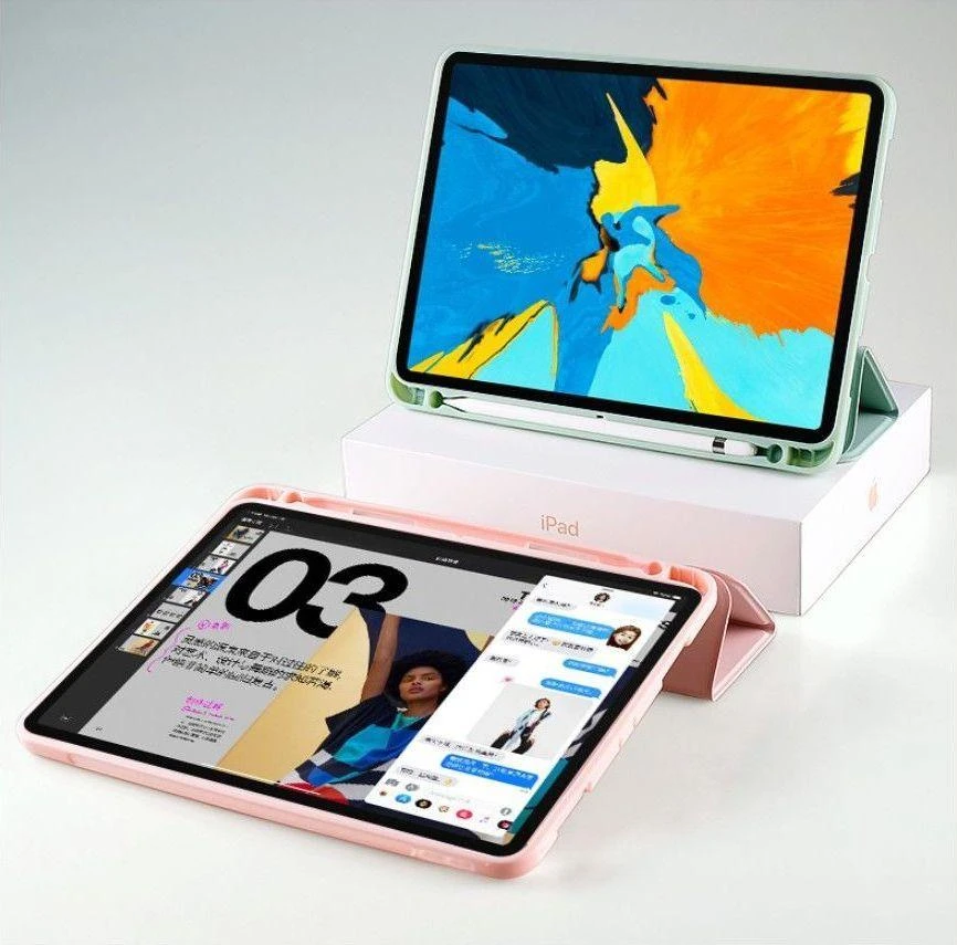 Planšetinio kompiuterio dėklas Tech-Protect skirtas Apple Ipad 10.2 2019, rožinis