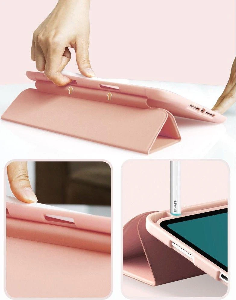 Planšetinio kompiuterio dėklas Tech-Protect skirtas Apple Ipad 10.2 2019, rožinis