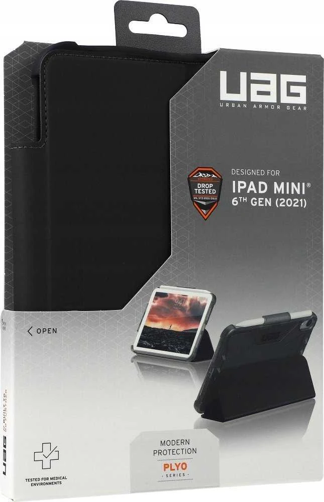 Urban Armor Gear UAG Plyo Folio do iPad mini 6G/7G juoda