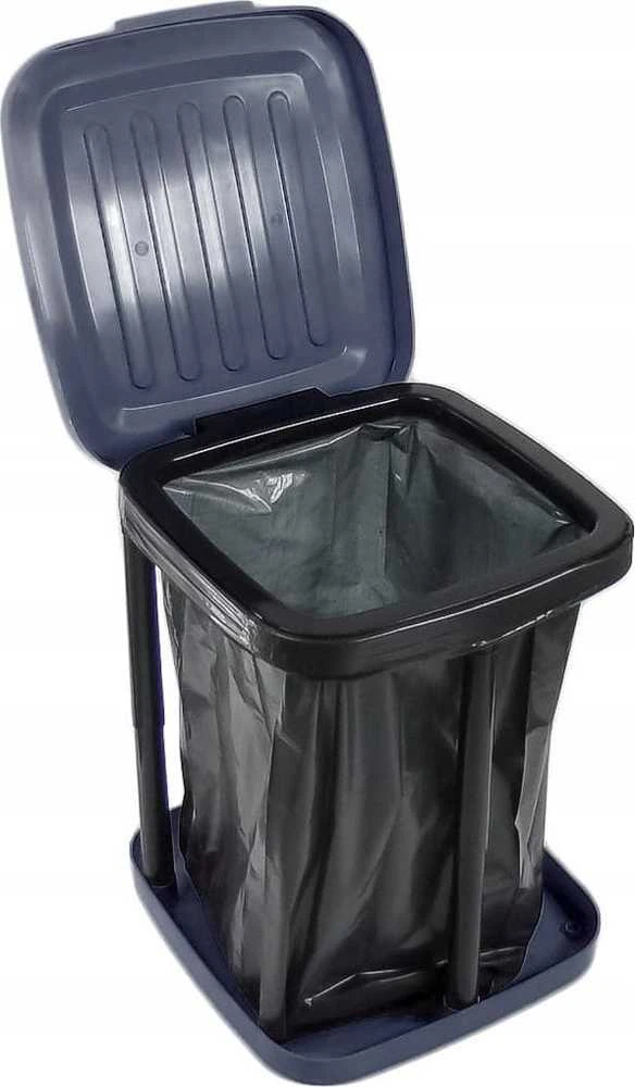 Stojak Plast Team 120 l talpos krepšių stovas, tamsiai mėlynas