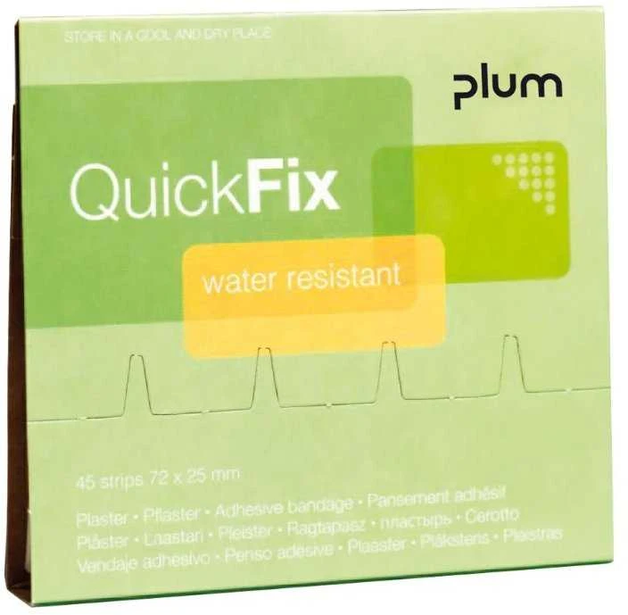 Vandeniui atsparūs pleistrai PLUM QuickFix, 45 vnt.