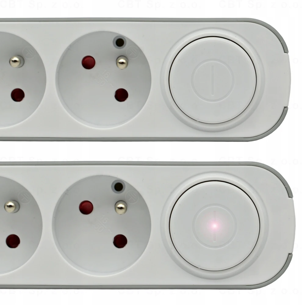 Plastrol Przedłużacz 3-gniazdowy schuko su włącznikiem i gniazdami usb-a i usb-c