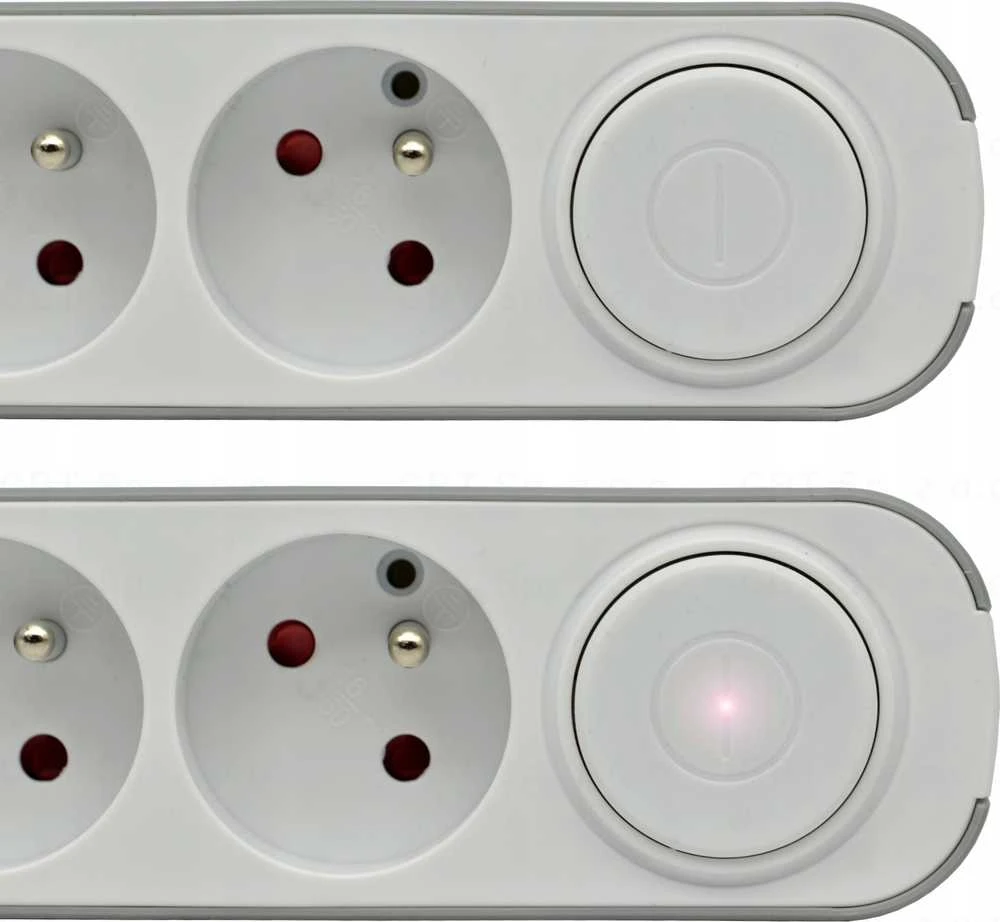 Plastrol Przedłużacz 5-gniazdowy schuko su włącznikiem i gniazdami usb-a i usb-c