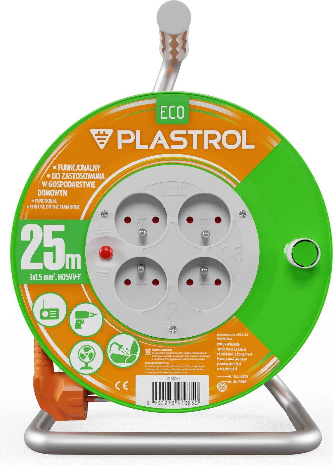 Plastrol Bębnowy ilginamasis laidas eco