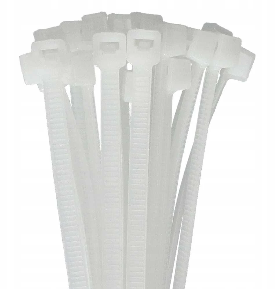 PLASTROL PLASTIKINIS DIRŽELIS Baltas 2,5 x 100mm 100vnt.