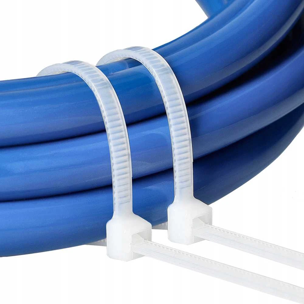 PLASTROL PLASTIKINIS DIRŽELIS Baltas 2,5 x 100mm 100vnt.